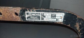 Vyorávač brambor, kola ,osy ,Motor Jikov, příslušenství. - 6