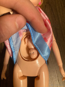 těhotná panenka barbie+ken+doplňky+kočárek - 6