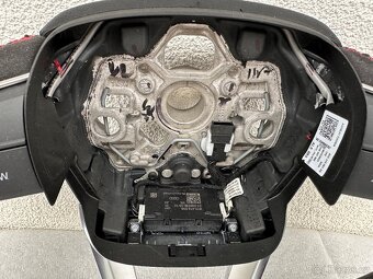 Audi sportovy volant alcantara cerveny 8Y RS3 RSQ3 RS4 RS5 - 6