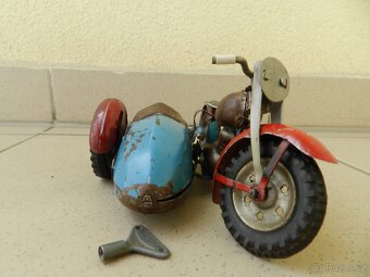 MOTORKA SE SAJTNOU - DRUKOV - 50 léta ČSSR - 6