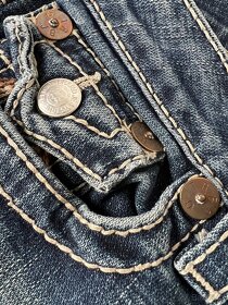 True Religion - dáms. džíny USA, vysoká PC - vel. 28 - 6