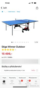 Venkovni stul ping pong Stiga - 6