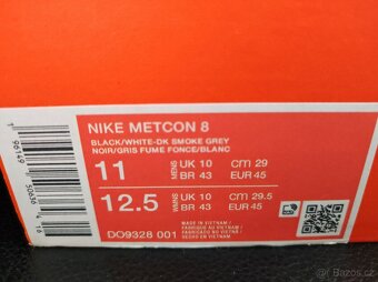 NIKE METCON 8 - pánská velikost 11 - EU 45.0 - 6
