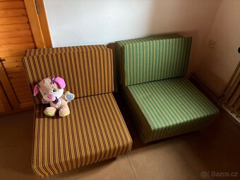 Pohodlná rozkládací retro křesla - 6