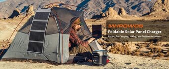 Kvalitní mobilní solární panel 40W, včerně USB C výstupu XT - 6