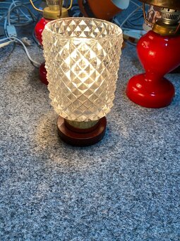 lampa retro lampa skleněná lampa retro lampa na noční stolek - 6