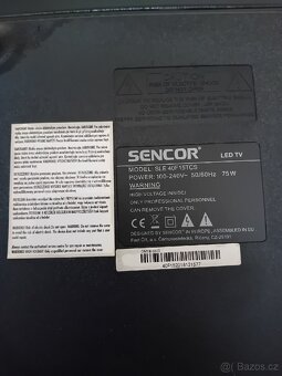 Televize Sencor 100cm (40"),včetně držáku - 6