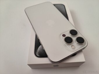 apple iphone 15 PRO MAX 256gb White Titanium 100% Batéria - 6