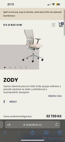 KANCELÁŘSKÉ ŽIDLE HAWORTH ZODY - TOP STAV, VÍCE KUSŮ - 6