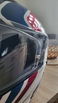 Výklopná 2x nošená přilba Kabuto Ibuki WBR M po nekuřákovi - 6