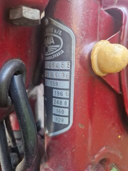 Parina Jawa 250 typ 559 rv 67 platne doklady biele spz - 6