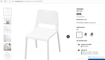 Rozkládací jídelní stůl + 6 židlí. - 6