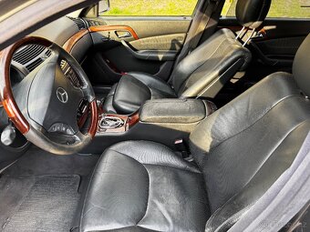 MB long verze w220 benzin 320 , 165kw , rok 2000, 270xxx km - 6