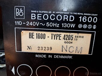 Kotoučový magnetofon B&O Beocord 1600 po servisu - 6