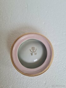 Popelník růžový porcelán, reklama Coca-Cola. - 6