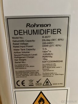 Odvlhčovač Rohnson - 6