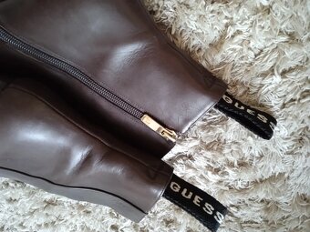 Hnědé polokozačky zn. Guess, vel. 38 - 6