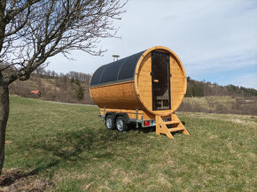 Pronájem mobilní sauny, mobilní sauna, venkovní finská sauna - 6