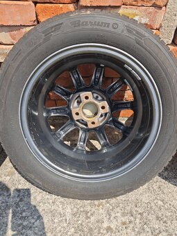 ALU 4x100 15" s celoročními pneu 195/55 R15 - 6