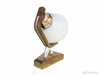 Retro lampička Dřevo Humpolec - 6