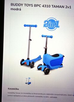 Buddy toys BPC4310 Taman 2v1 modrá - 6