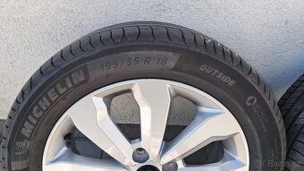 Prodám original letni alukola Kia Rio 4x100 195 55  16 - 6