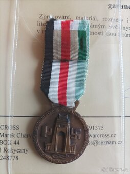 VELMI VZÁCNÝ KOMPLET Deutsch-italienische Feldzugsmedaill - 6