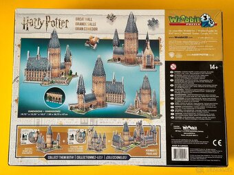 Harry Potter 3D puzzle Bradavice 2ks NOVÉ 100% stav - 6