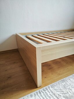 Rám postel + rošt + matrac 90x200cm (Ikea MALM) - 6