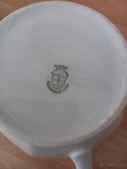 Starožitná porcelánová cukřenka - 6
