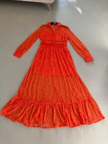 Krásné krajkové košilové maxi šaty - nové vel. 38 - 6