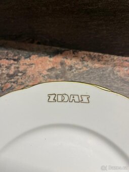 Staré talíře s logem Zdaz - Žďas Žďár nad Sázavou - 6