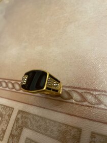 Panský pozlacený prsten - 6