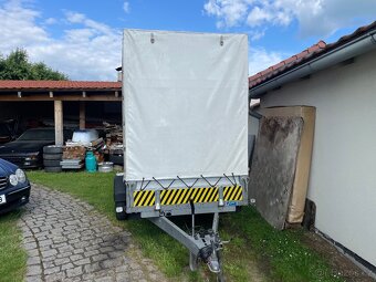 Bržděný plachtový vozík,přívěz,vlek - 6