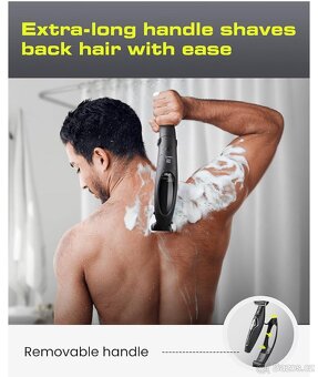 Holici strojek na zada a telo pro muze Nuback - 6