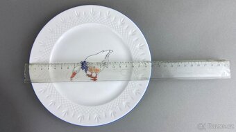 Talířová souprava pro 6 osob husy, modrá linka - 6