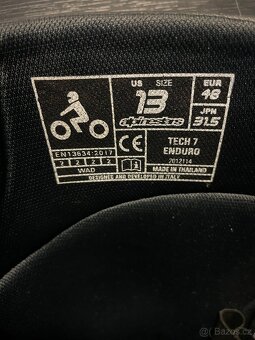 Alpinestar boty Tech 7 enduro velikost 48 - 6