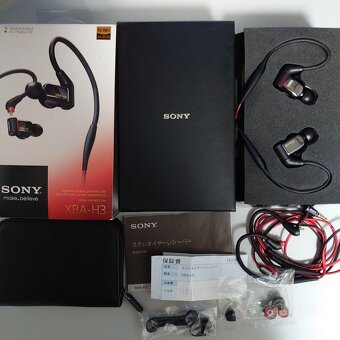 Mimořádná nabídka Sony sluchátka XBA-H3 - vlajková loď Sony - 6