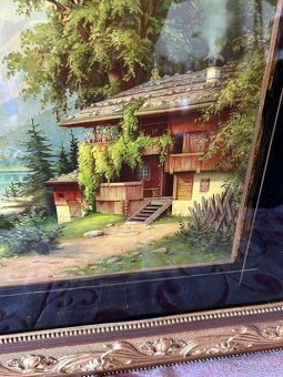 Starý obraz romanťák - 6