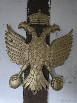 OBŘÍ KOVOVÁ DVOUHLAVA ORLICE - 6