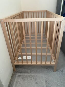 Dětská postýlka včetně mantinelu - 6