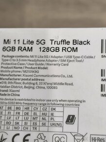 Xiaomi 11 Lite,5G,6/128 - 6