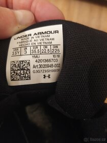 Dětské kotníkové tenisky Under Armour vel. 35,5 - 6