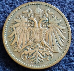 2 haléře 1903,1904,1908,1909,1910,1911 b.zn.
- 6