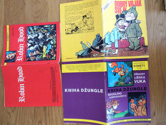 komiks knihovnička Komety Švejk Robin Hood retro - 6