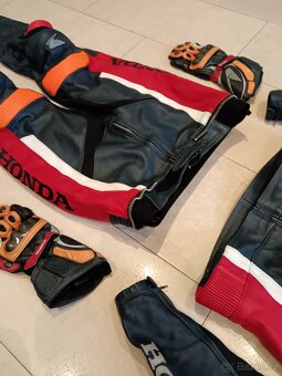 Honda Repsol-Pánská kožená moto kombinéza, originál Honda - 6