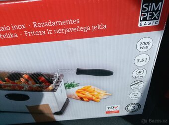 Elektrická fritéza Simpex 3,5l - 6