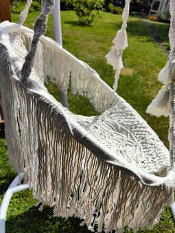 Macrame design vajíčko na stojanu - 6