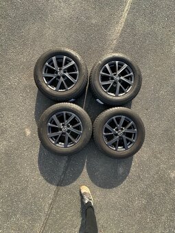 Alu Kola - 6.5 X 16 (5X114.3) - na zimních Bridgestone - 6