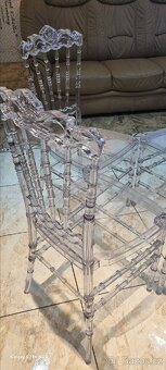 Prodám nové průhledné židle - 6